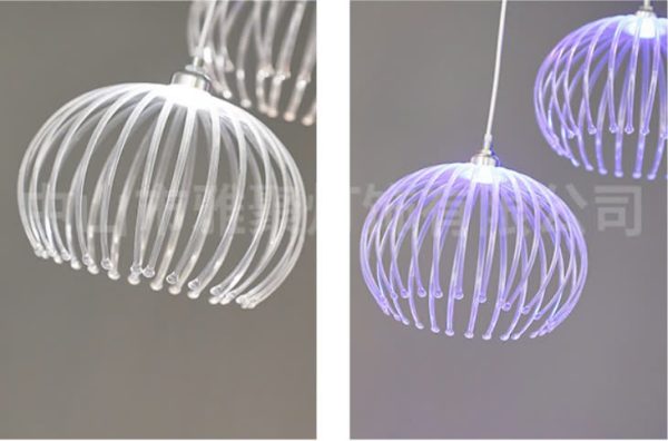 Bộ 10 Đèn Acrylic Nhiều Kiểu Dáng, Đèn Thả Trần Dạ Quang Decor Tiệc Cưới, Nhà Hàng - Hình ảnh 4