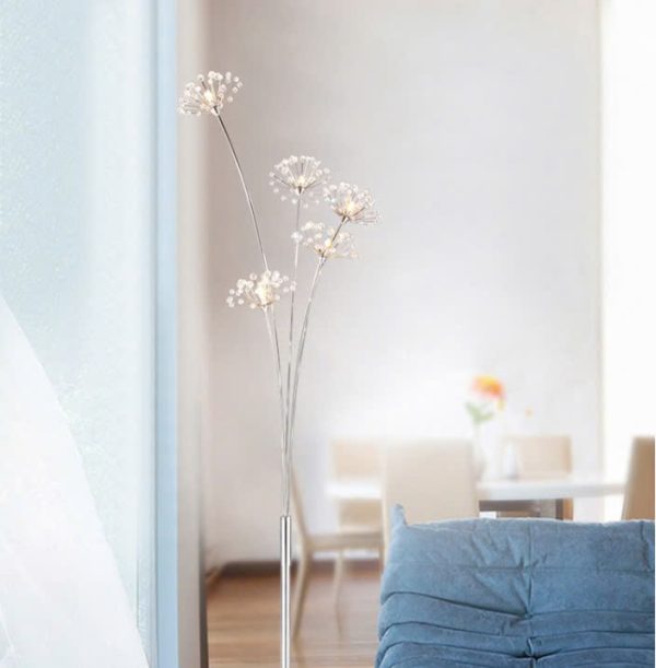 Đèn Sàn Pha Lê Hoa Bồ Công Anh, Đèn Đứng Pha Lê Bắc Âu Decor Phòng Khách/Phòng Ngủ - Hình ảnh 3