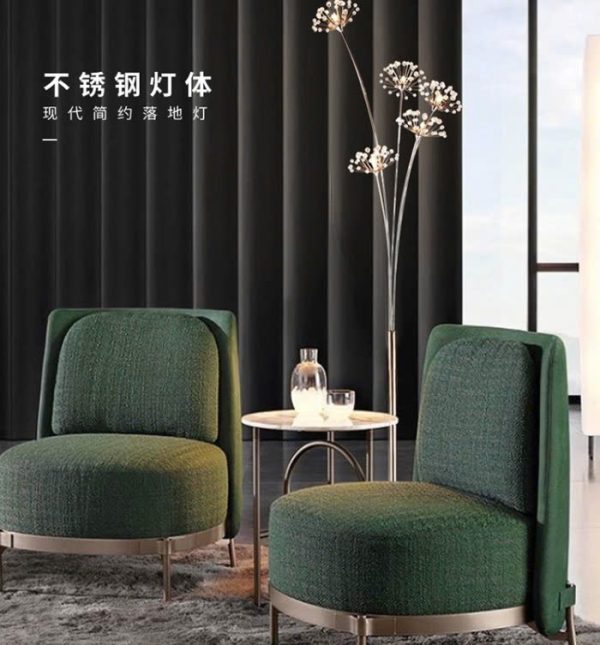 Đèn Sàn Pha Lê Hoa Bồ Công Anh, Đèn Đứng Pha Lê Bắc Âu Decor Phòng Khách/Phòng Ngủ - Hình ảnh 2