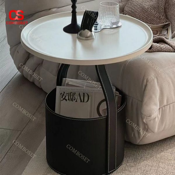 Bàn cafe đựng đồ bằng da yên ngựa với thiết kế sáng tạo, độc đáo