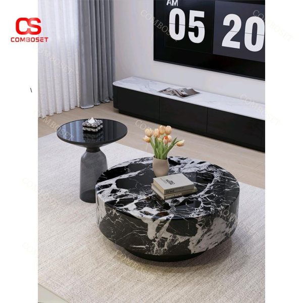 Bộ 2 bàn cà kiểu Ý với thiết kế tiện dụng 2 bàn