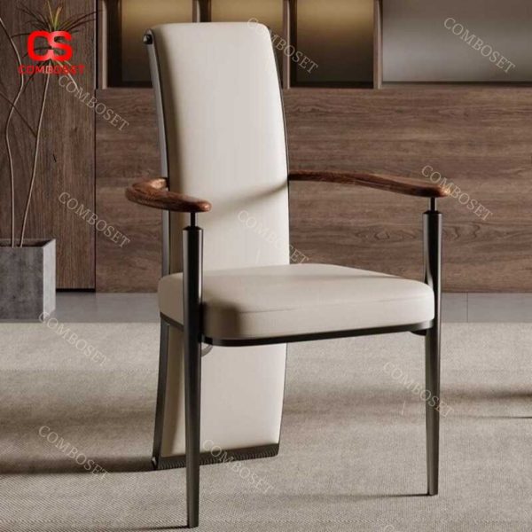 Ghế trà sang trọng gỗ óc chó với thiết kế tinh tế, nhẹ nhàng, lịch thiệp