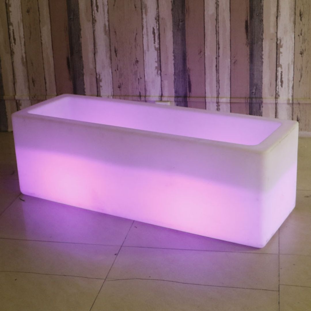 Chậu đá led phát sáng đa dạng màu sắc