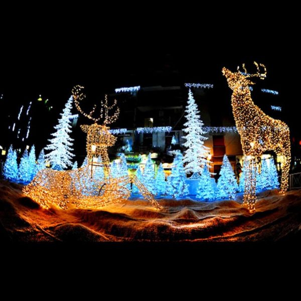 Đèn Led Hươu Phát Sáng Bằng Sắt Decor Trung Tâm Thương Mại, Trang Trí Sân Vườn, Giáng Sinh - Hình ảnh 2