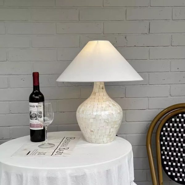 Đèn Bàn Trang Trí Kiểu Bắc Âu Chao Vải Phong Cách Đơn Giản, Đèn Bàn Ấm Áp, Lãng Mạn Decor Phòng Ngủ - Hình ảnh 8