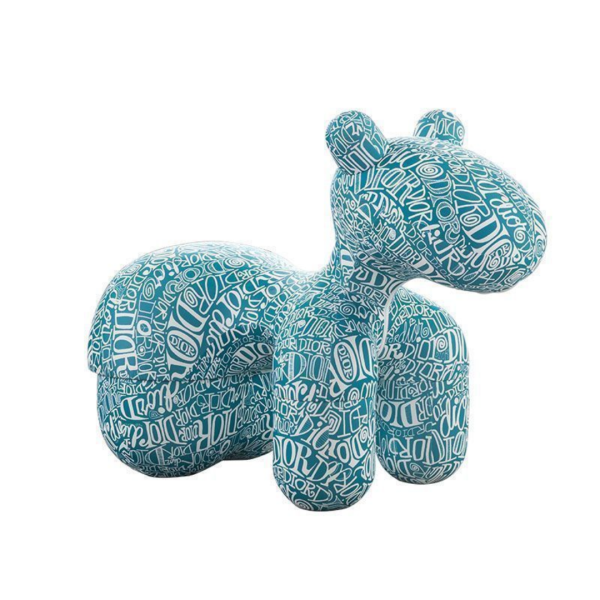 Ghế Thư Giãn Pony Chair Trang Trí Phòng Nhiều Màu Sắc, Ghế Đôn Hình Thú Dành Cho Bé - Hình ảnh 8