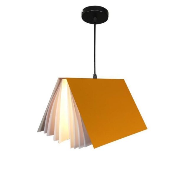 Đèn Thả Trần Hình Quyển Vở Nhiều Màu Sắc, Đèn Chùm Thả Bắc Âu Decor Mọi Không Gian Sống - Hình ảnh 8