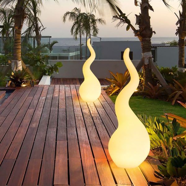 Đèn Sàn Năng Lượng Mặt Trời Hình Giọt Nước Decor Sân Vườn, Biệt Thự, Công Viên - Hình ảnh 7