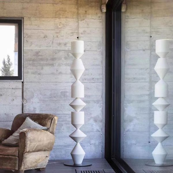 Đèn Sàn Đứng Hình Học Wabi-Sabi Phong Cách Nhật Bản Decor Phòng Khách, Phòng Ngủ - Ảnh 6