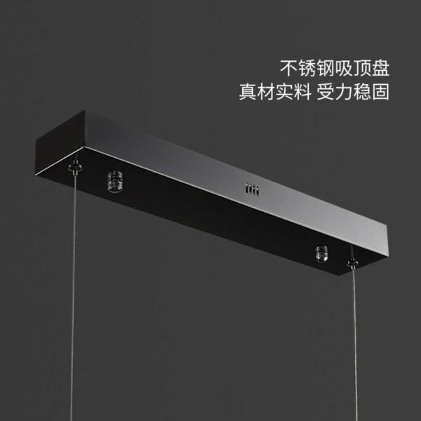 Đèn Thả Trần Hình Chữ Nhật Hậu Hiện Đại Thép Không Gỉ Dành Cho Phòng Bếp, Bàn Ăn - Hình ảnh 6