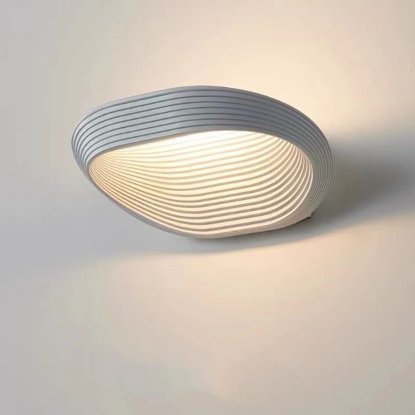Đèn Hắt Tường Xoắn Ốc Nghệ Thuật Phong Cách Bắc Âu, Đèn Tường 2 Màu Decor Nội, Ngoại Thất - Hình ảnh 7