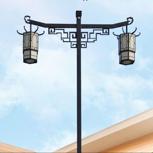 Đèn Đường Ống Thép Mạ Kẽm Cao Cấp, Cột Đèn Đường Chính, Danh Lam Thắng Cảnh - Hình ảnh 5
