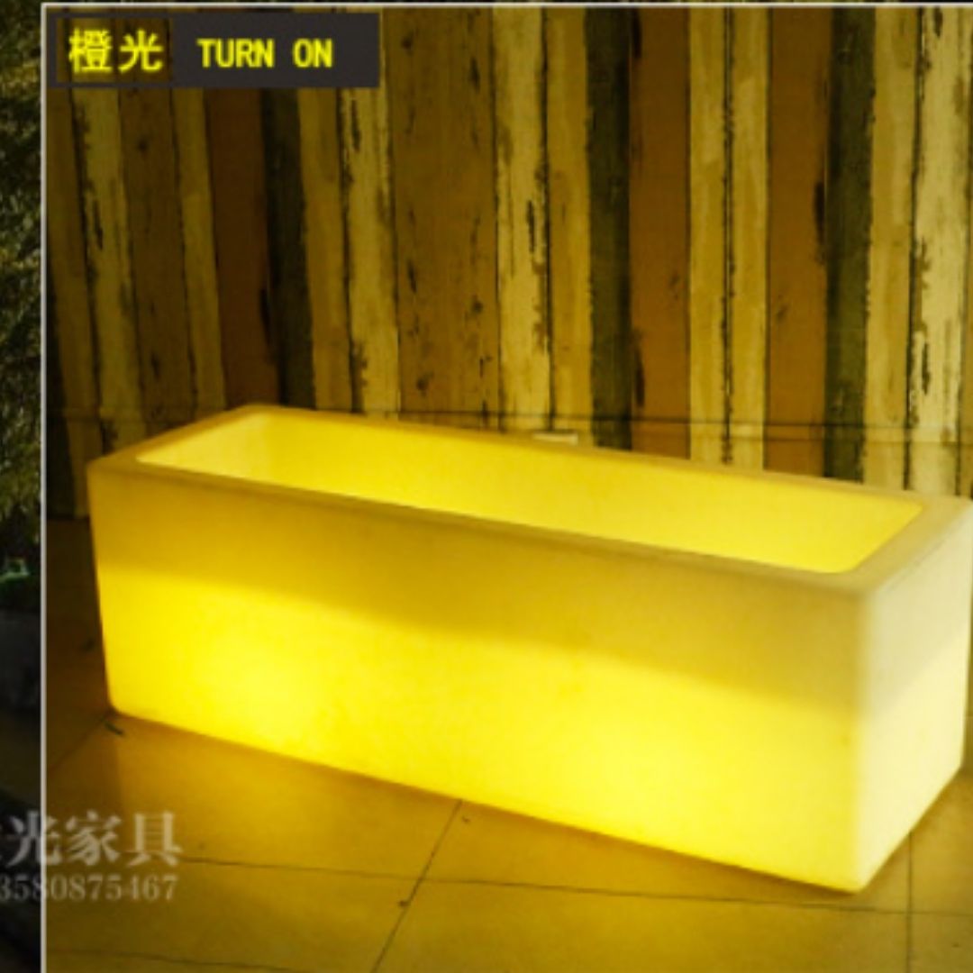 Chậu đá led phát sáng với remote điều khiển từ xa