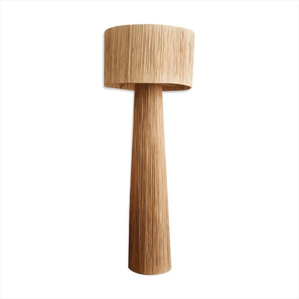Đèn Sàn Tatami Phong Cách Wabi-Sabi, Đèn Để Sàn Mây Thủ Công, Đèn Góc Nghệ Thuật - Hình ảnh 4