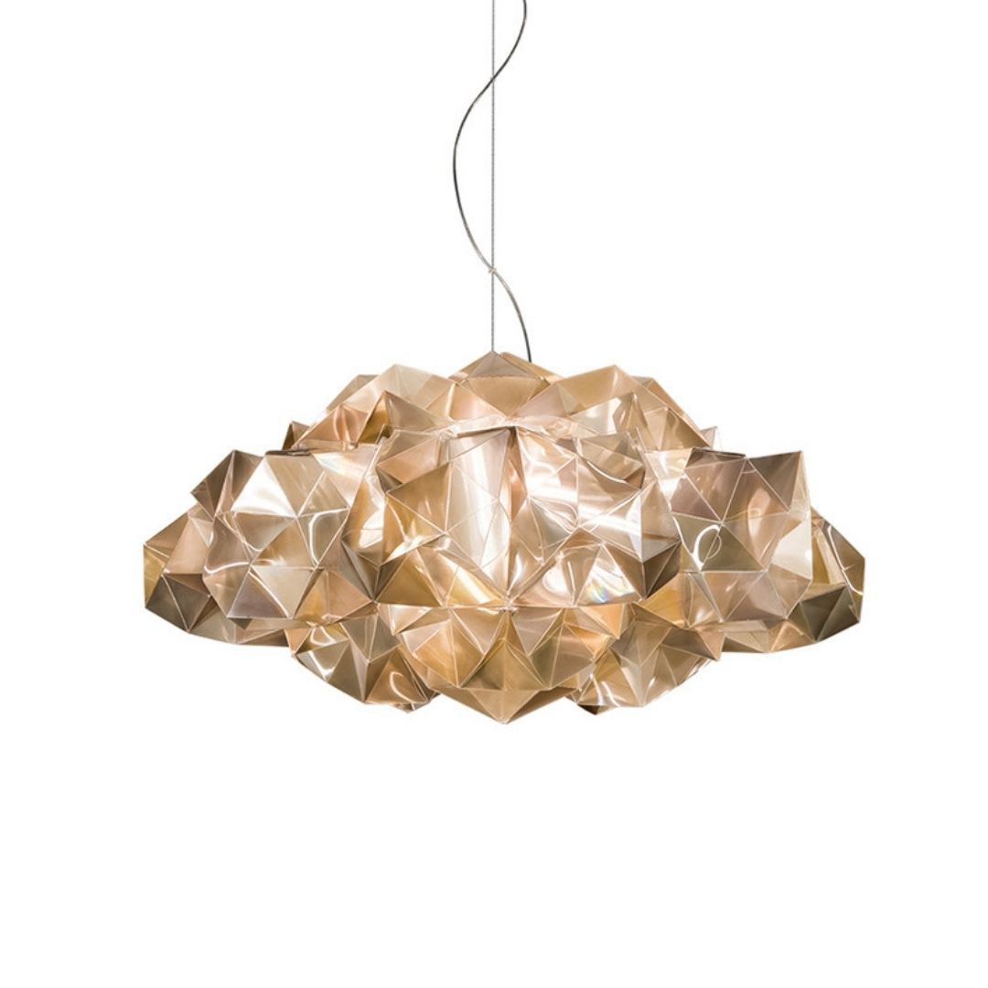 Đèn Thả Phòng Khách Hình Kim Cương 3 Chế Độ Màu Sáng, Đèn Thả Trần Hiện Đại, Độc Đáo - Ảnh 7