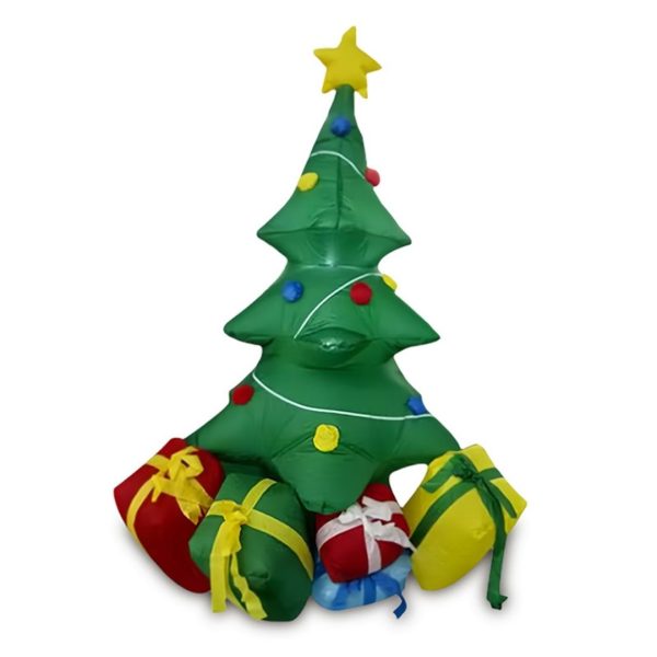 Mô Hình Cây Thông Noel Bơm Hơi Kèm Hôp Quà Gắn Led Decor Giáng Sinh, Lễ Hội - Hình ảnh 5