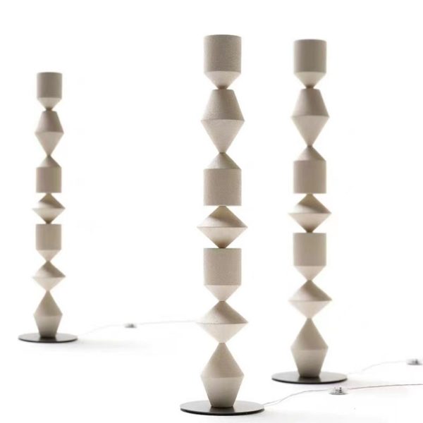 Đèn Sàn Đứng Hình Học Wabi-Sabi Phong Cách Nhật Bản Decor Phòng Khách, Phòng Ngủ - Ảnh 5