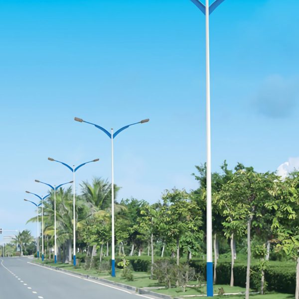 Đèn Đường Hai Đầu Độ Sáng Cao Ống Thép Mạ Kẽm Cao Cấp Dành Cho Đường Đô Thị, Cao Tốc - Hình ảnh 4