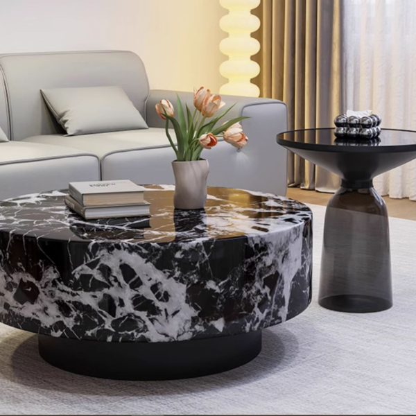 Bộ 2 bàn cà kiểu Ý có 2 bàn với hai kiểu dáng khác nhau