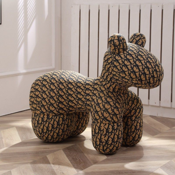 Ghế Thư Giãn Pony Chair Trang Trí Phòng Nhiều Màu Sắc, Ghế Đôn Hình Thú Dành Cho Bé - Hình ảnh 5