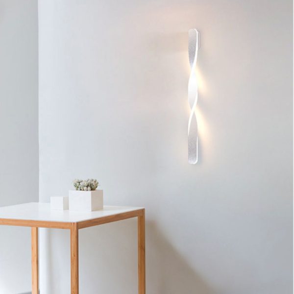Đèn Tường Led Xoắn Ốc Bằng Acrylic, Đèn Chiếu Sáng Decor Phòng Khách, Lối Đi, Hành Lang - Hình ảnh 5