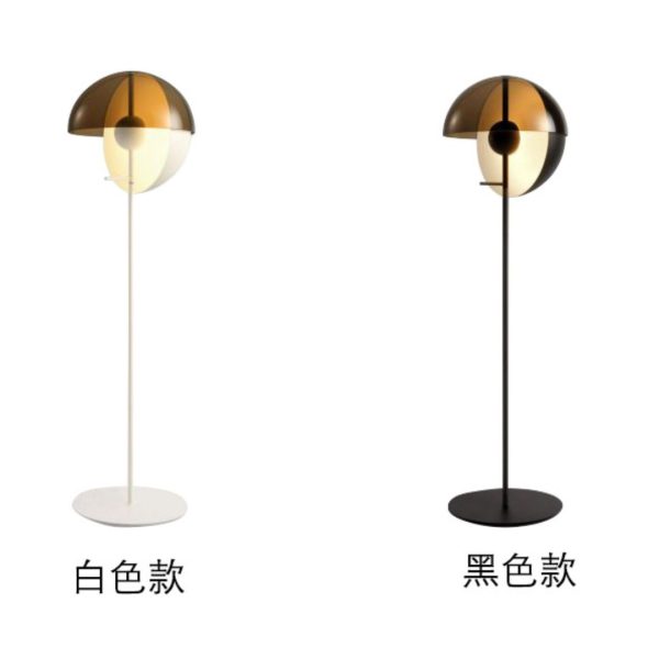 Đèn Sàn Lồng Chụp Thủy Tinh Cao Cấp, Đèn Sàn Bắc Âu Hậu Hiện Đại Ánh Sang Trọng Độc Đáo - Hình ảnh 3