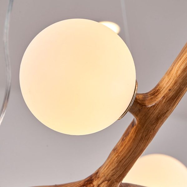 Đèn Thả Bàn Ăn Nhành Cây Wabi-Sabi Nghệ Thuật, Sang Trọng 3 Chế Độ Màu, Đèn Treo Thả Phòng Trà - Hình ảnh 3