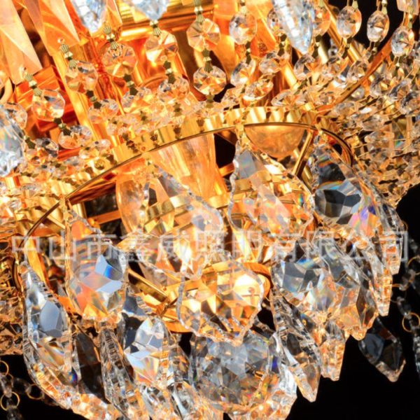 Đèn Chùm Pha Lê Nến Quý Tộc, Cao Cấp, Đèn Pha Lê K9 Đẳng Cấp Decor Nhà Hàng, Khách Sạn - Hình ảnh 3