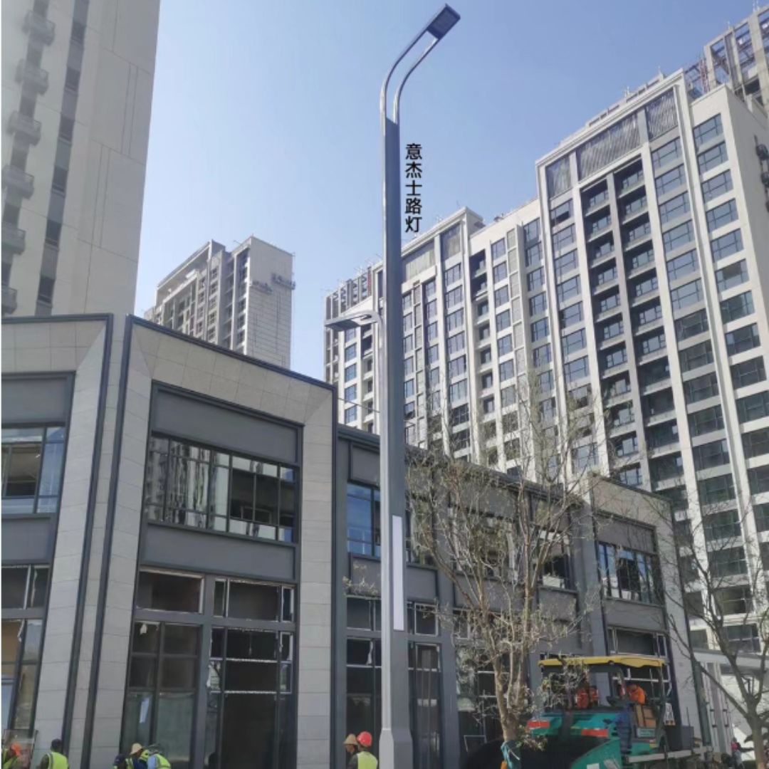 Cột đèn đôi cánh ống thép mạ kẽm thích hợp sử dụng cho nhiều khu đô thị, công viên, đường thành phố