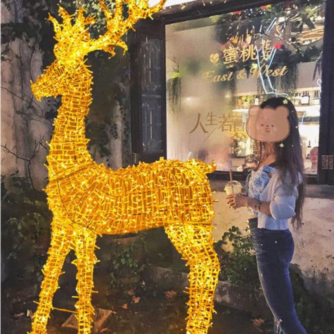 Đèn Hươu Nai Phát Sáng