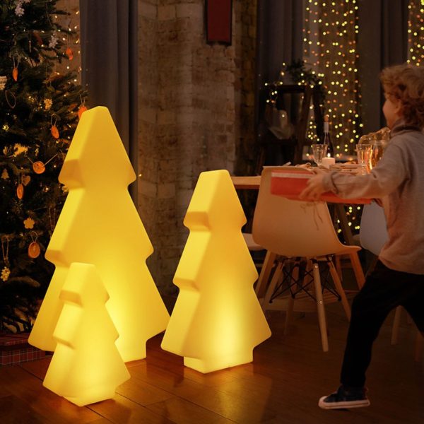 Đèn LED Dạ Quang Cây Thông Noel Trang Trí Lễ Hội, Sân Vườn Chống Thấm Hiệu Quả