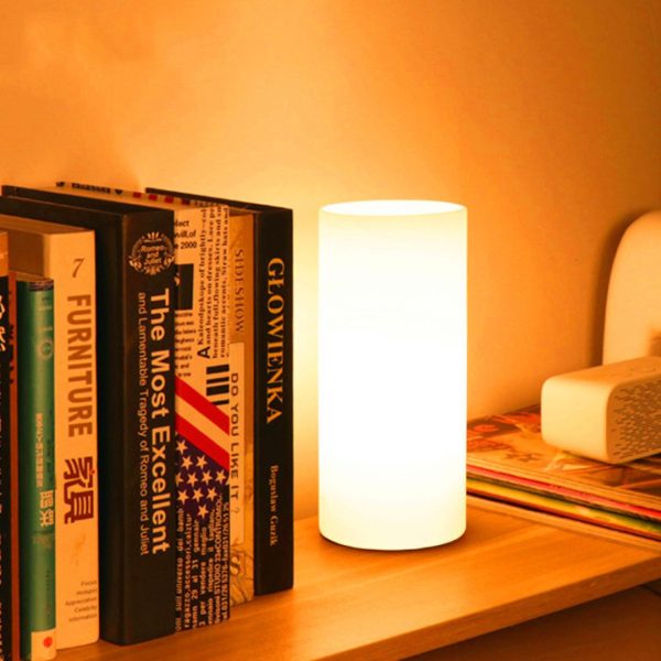 Đèn Led Dạ Quang Hình Trụ Tròn Chuyển Đổi Màu Đa Dạng Chống Thấm Decor Sân Vườn