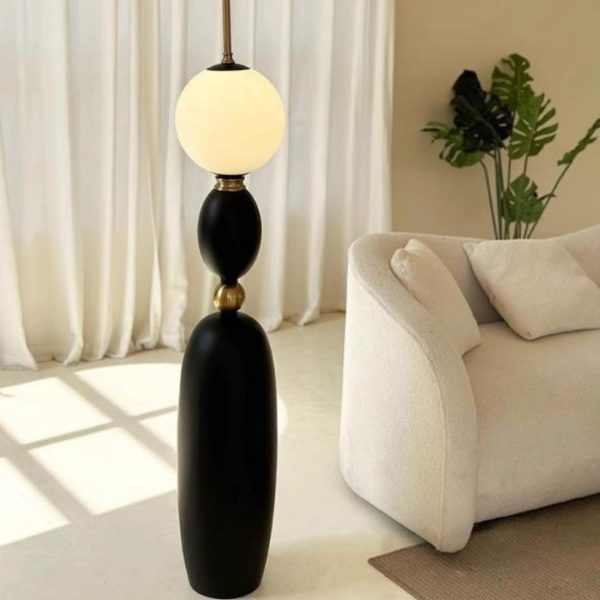 Đèn Sàn Bauhaus Hình Bầu Thiết Kế Nghệ Thuật Pháp Dành Cho Phòng Khách