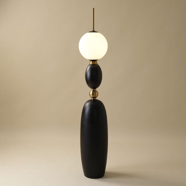 Đèn Sàn Bauhaus Hình Bầu Thiết Kế Nghệ Thuật Pháp Dành Cho Phòng Khách