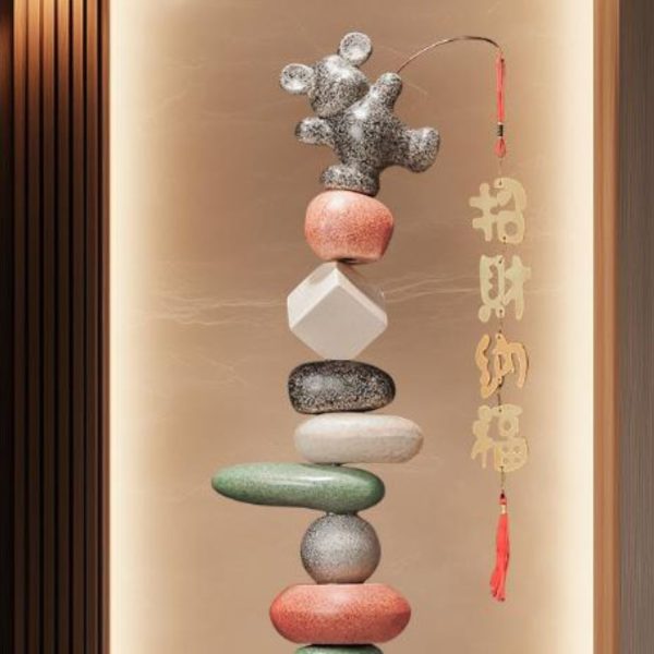 Đèn Sàn Gốm Tháp Đá Trung Hoa Phong Thuỷ Mang Đến Vận May Decor Nội Thất Tết