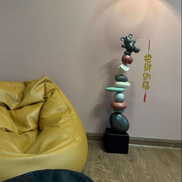 Đèn Sàn Gốm Tháp Đá Trung Hoa Phong Thuỷ Mang Đến Vận May Decor Nội Thất Tết