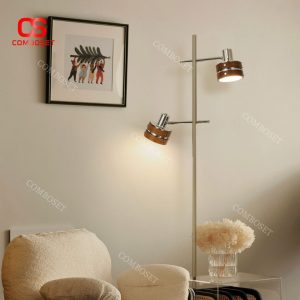 Đèn Sàn Sắt Tối Giản Phong Cách Công Nghiệp Cá Tính Decor Không Gian Nội Thất Phòng Khách