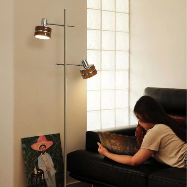 Đèn Sàn Sắt Tối Giản Phong Cách Công Nghiệp Cá Tính Decor Không Gian Nội Thất Phòng Khách