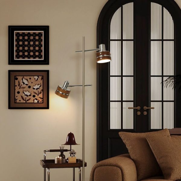 Đèn Sàn Sắt Tối Giản Phong Cách Công Nghiệp Cá Tính Decor Không Gian Nội Thất Phòng Khách