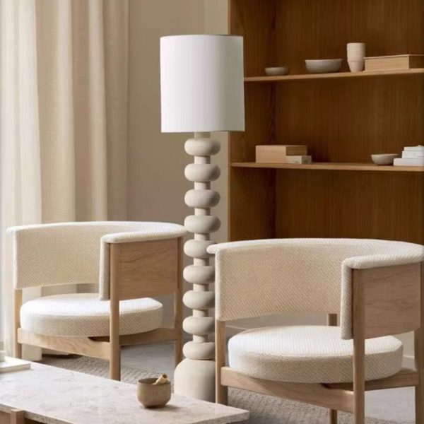 Đèn Sàn Tối Giản Trắng Đen Bauhaus Thiết Kế Sáng Tạo Phong Cách Hiện Đại