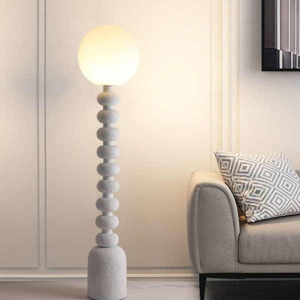 Đèn Sàn Tối Giản Trắng Đen Bauhaus Thiết Kế Sáng Tạo Phong Cách Hiện Đại