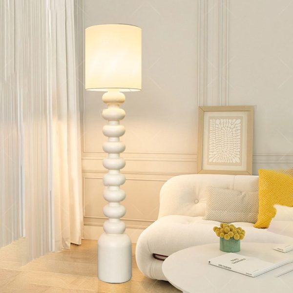 Đèn Sàn Tối Giản Trắng Đen Bauhaus Thiết Kế Sáng Tạo Phong Cách Hiện Đại