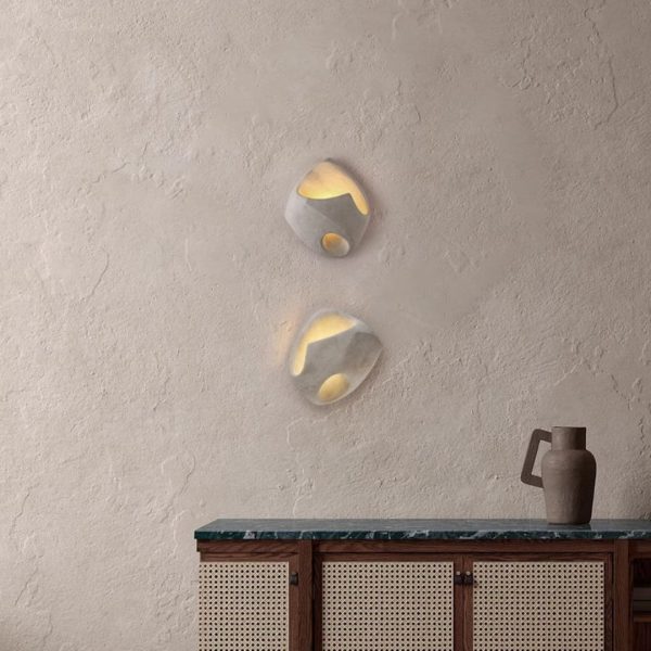 Đèn Tường Xi Măng Nghệ Thuật Phong Cách Wabi Sabi Tối Giản Cho Khách Sạn, Lối Đi - Hình ảnh 2
