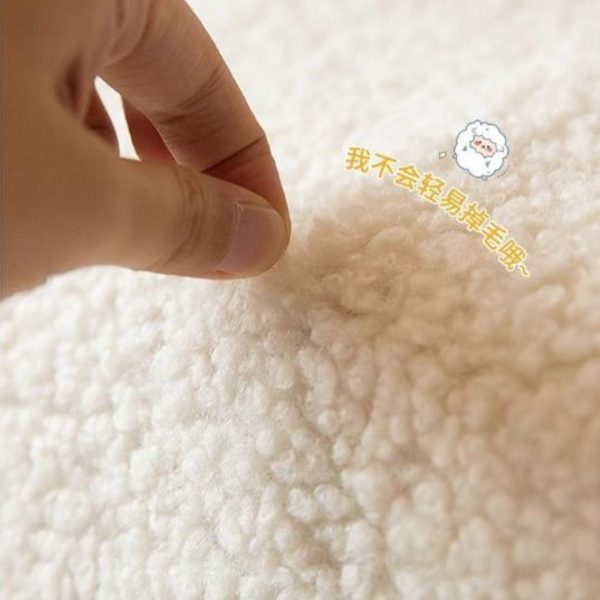 Ghế Sofa Bành Lông Cừu Trắng Dùng Trong Phòng Khách Đọc Sách, Thư Giãn