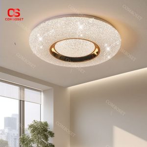 Đèn ốp trần bảo vệ mắt với kiểu dáng hình tròn lòi độc đáo
