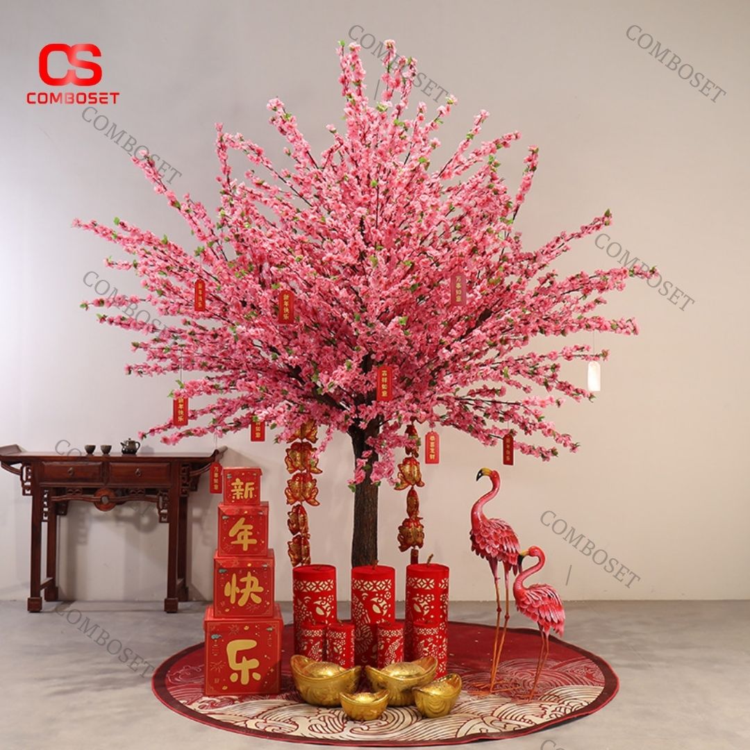Cây hoa anh đào nhân tạo với thiết kế sang trọng và chân thật