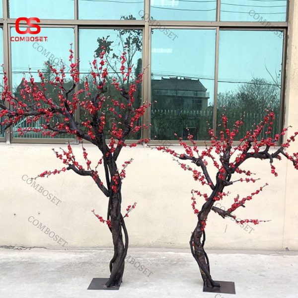 Cây hoa mận nhân tạo cao cấp với thiết kế như cây thật mang đến cảm giác sống động