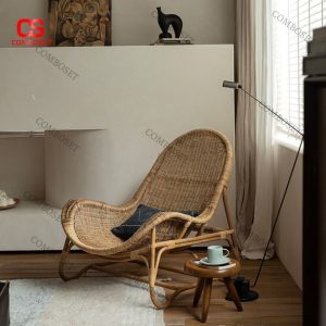 Ghế mây thư giãn michelle với thiết kế mây đơn giản tinh tế