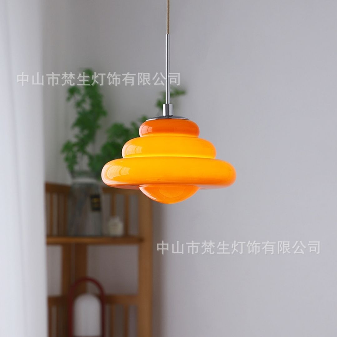 Đèn thả đám mây thủy tinh nhiều màu bao gồm: trắng, đỏ, cam, vàng, hồng, xanh
