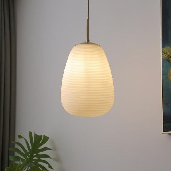 Đèn Thả Thủy Tinh Nhiều Kiểu Dáng, Đèn Thả Trần Bắc Âu Bằng Đồng, Đèn Trang Trí Cho Không Gian - Hình ảnh 8